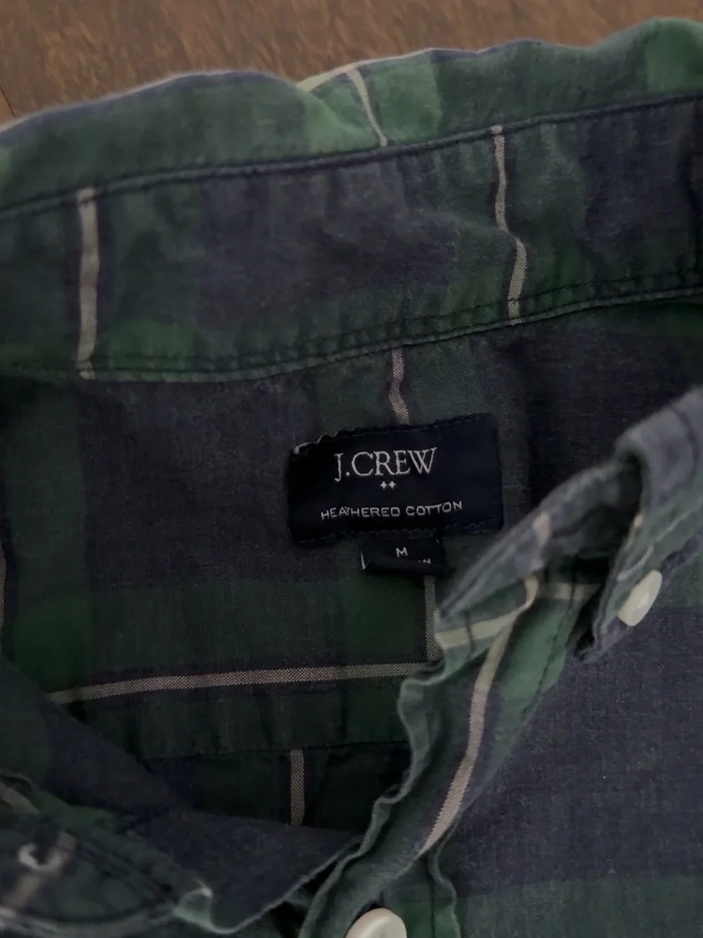 J. Crew Plaid Button Down Shirt